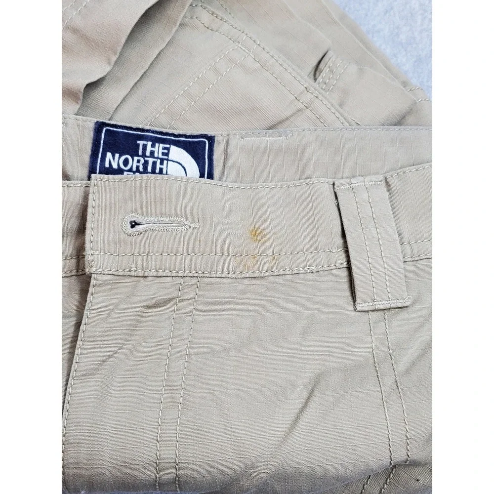 The North Face Men Shorts 36 Khaki Utility Cargo Button 9